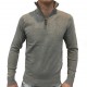 Pull pour homme avec col camionneur couleur noire petit prix 19.90 €