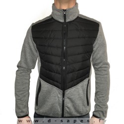 Veste bi matière sans capuche dernière collection 2016 coup de coeur des jeunes 